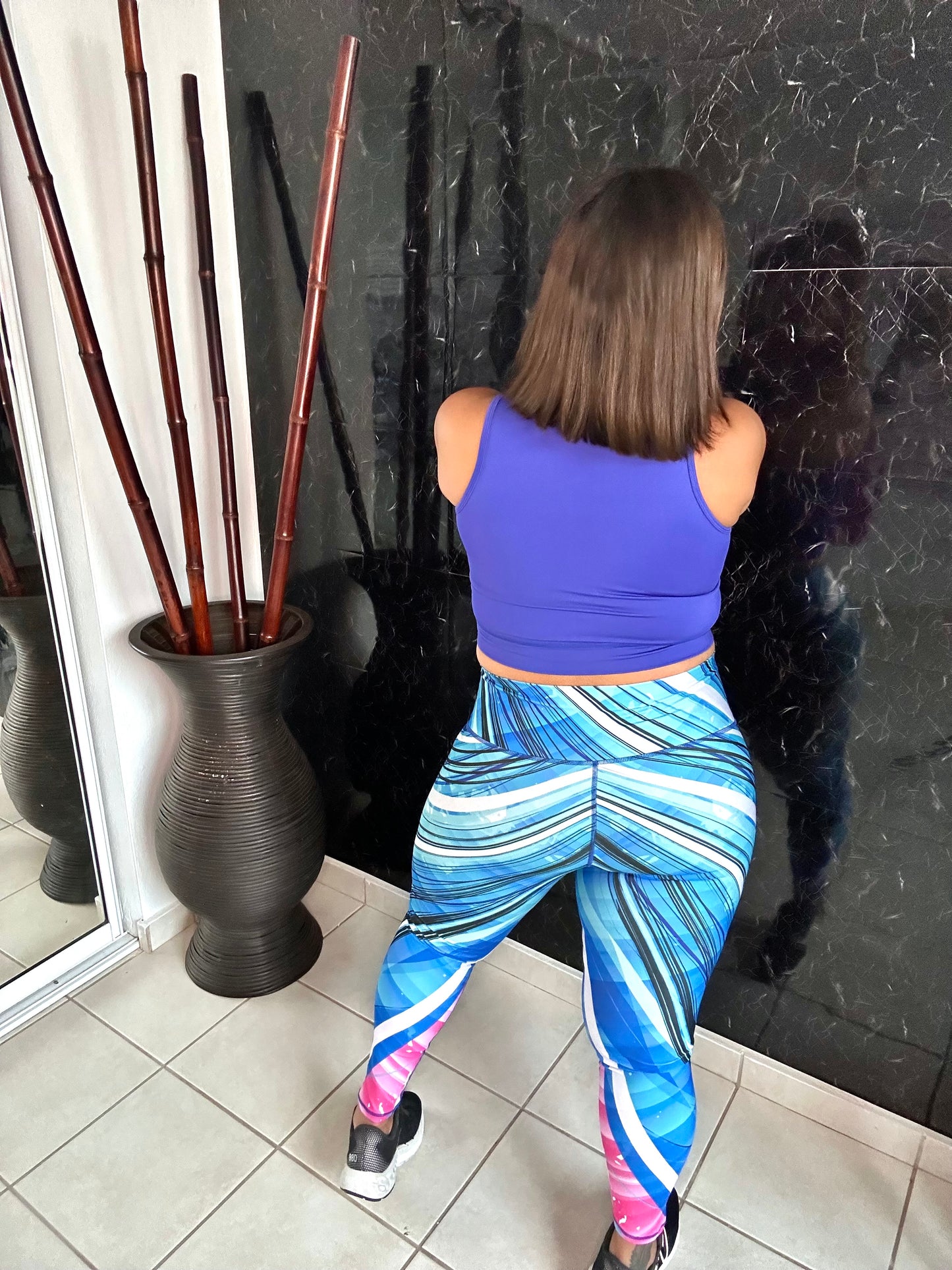 Legging Sublimado Azules