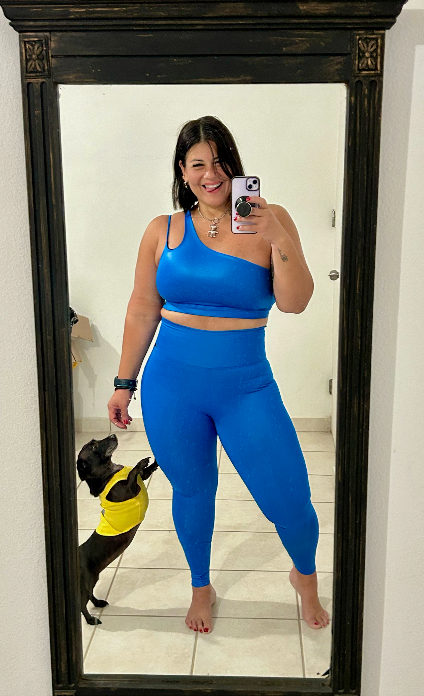 Conjunto Azul Chintzado💙