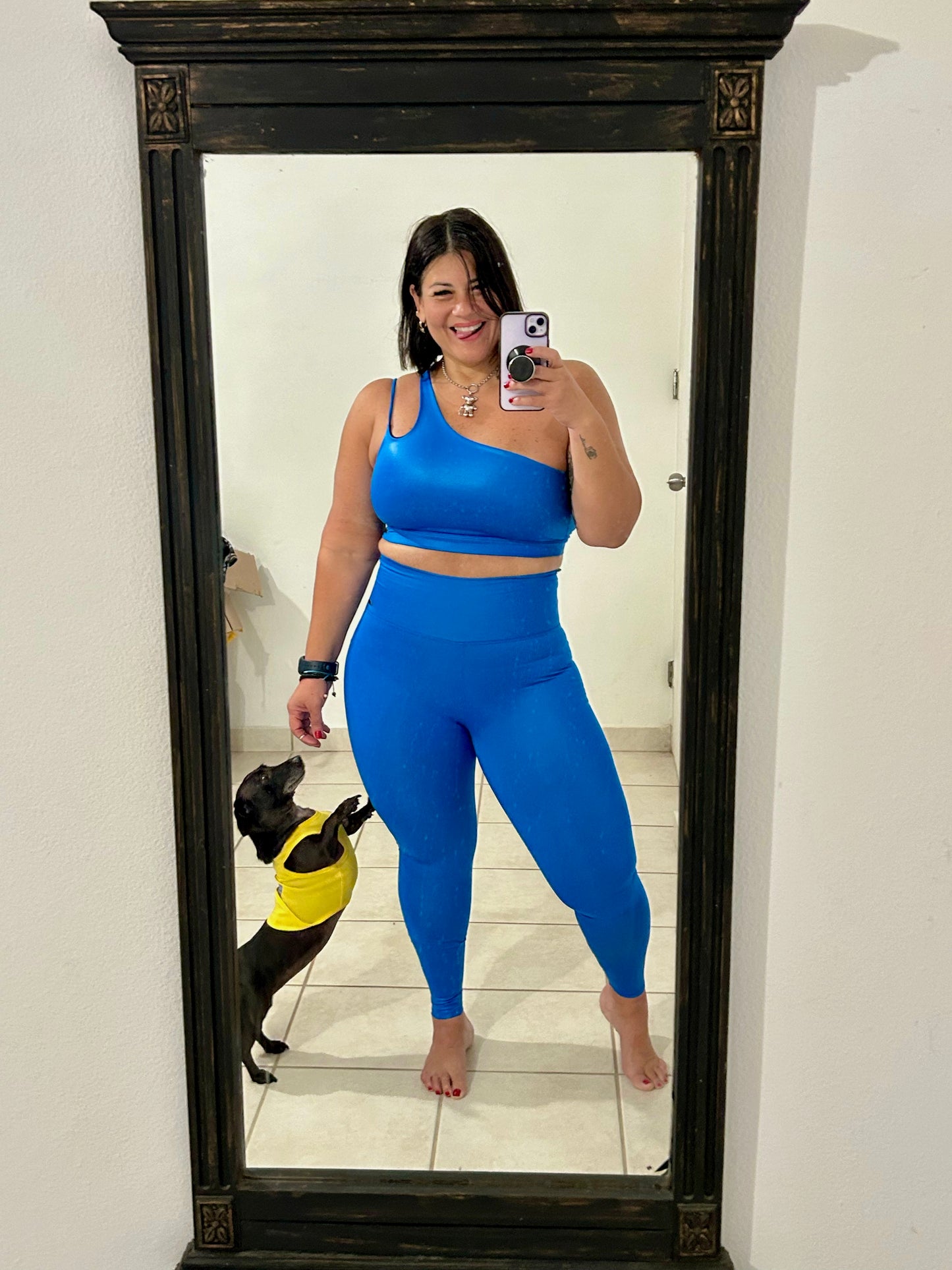 Conjunto Azul Chintzado💙