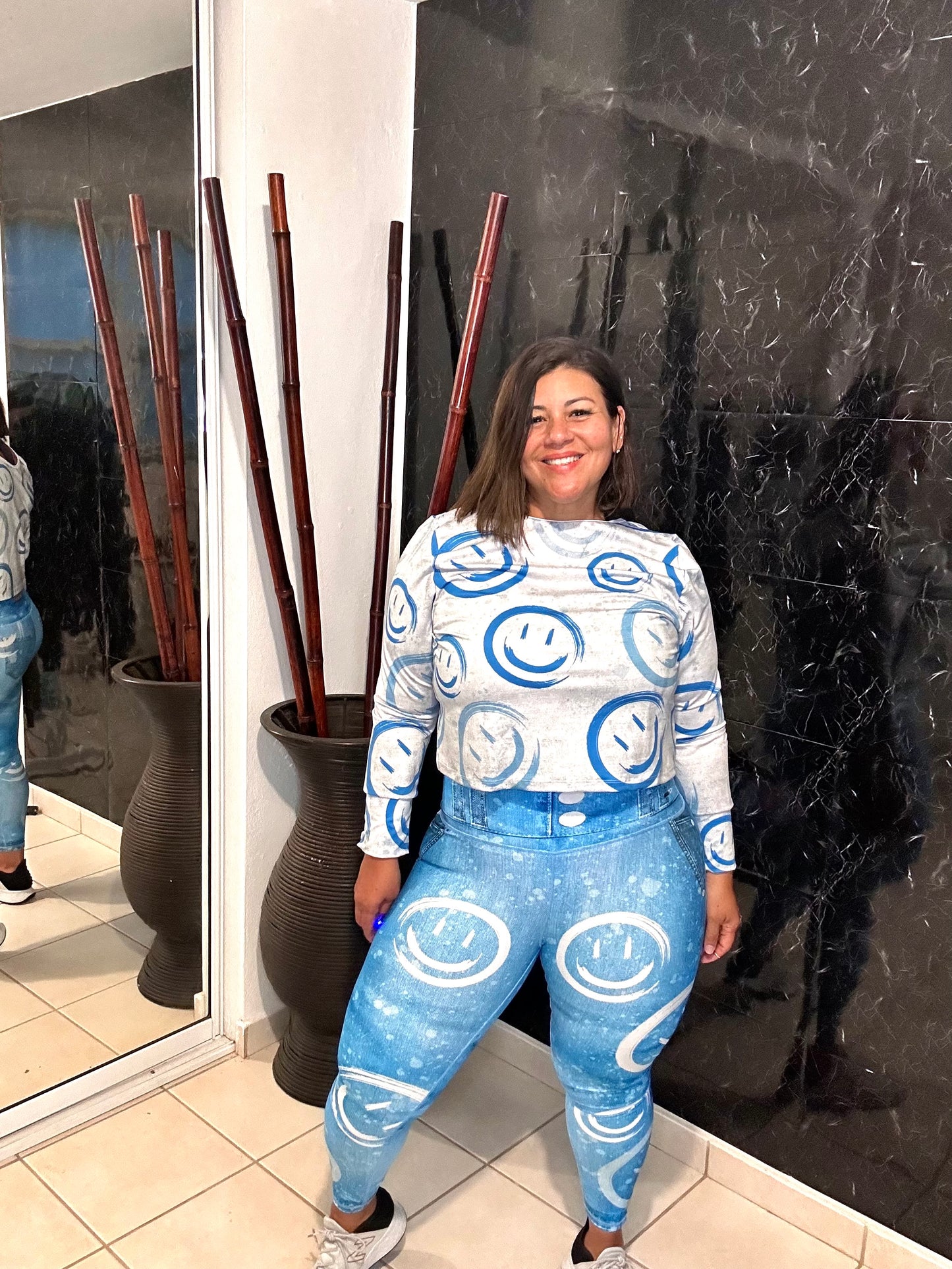 Conjunto Smiley Face