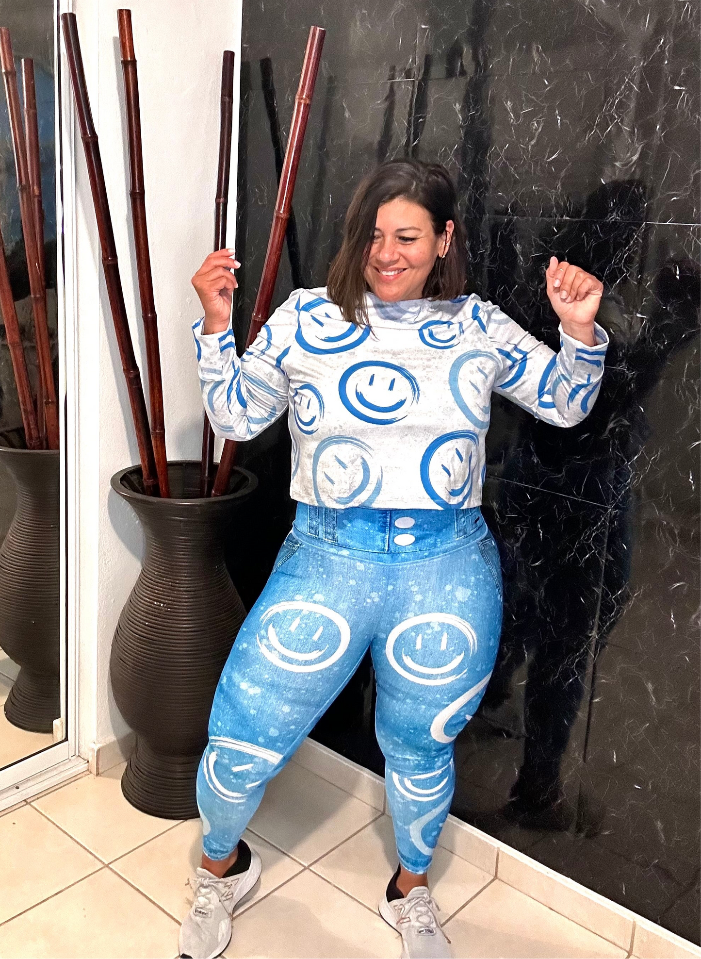 Conjunto Smiley Face