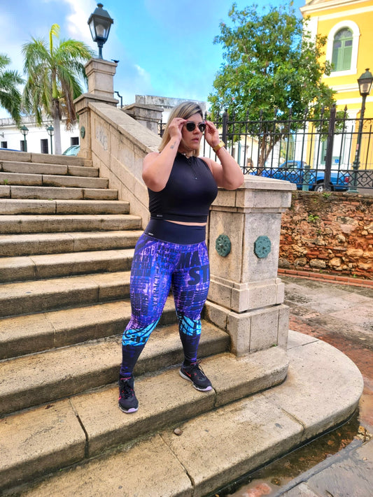 Legging Sublimado Violeta