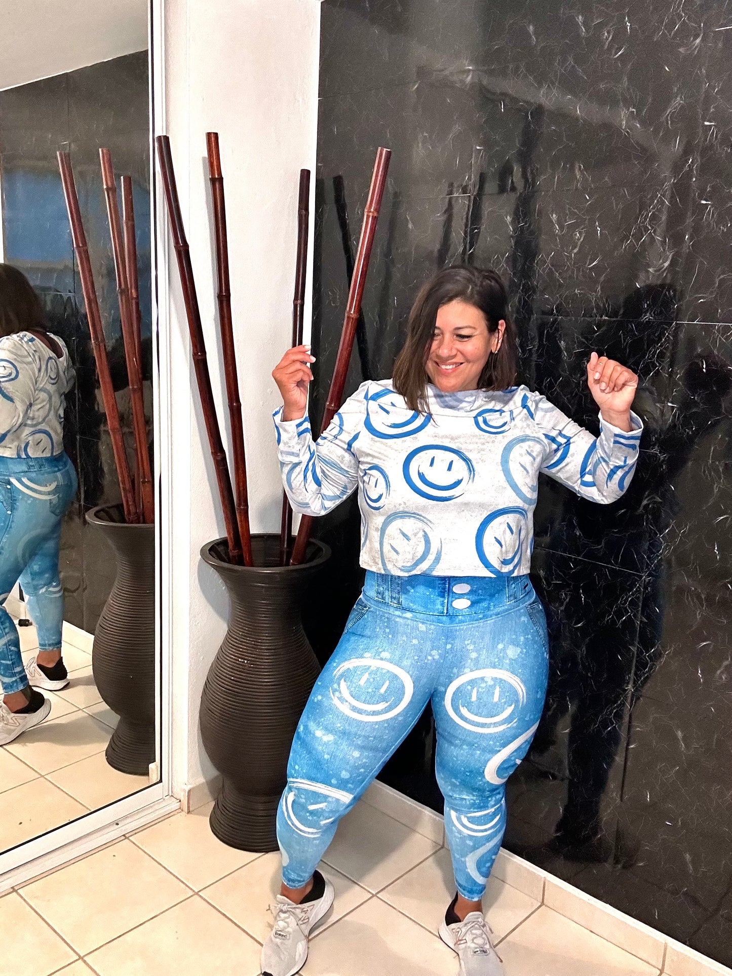 Conjunto Smiley Face