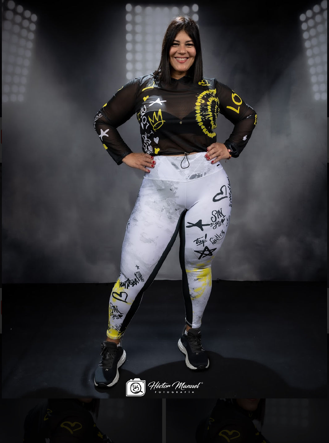 Conjunto Graffiti 💚🖤