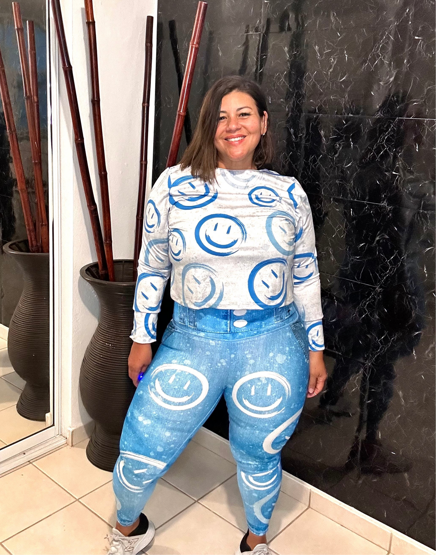 Conjunto Smiley Face