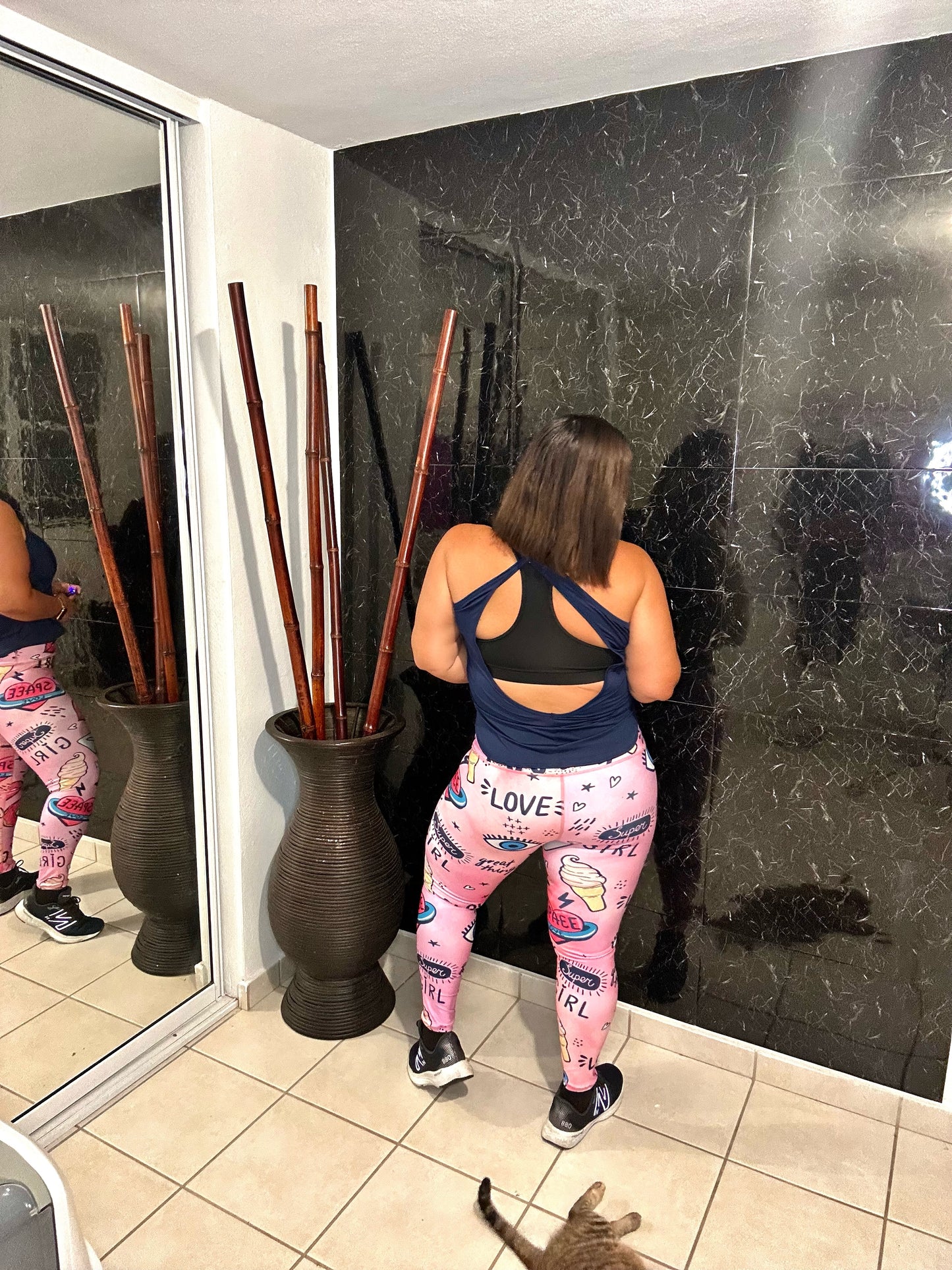 Kiss Me Legging & Navy Top