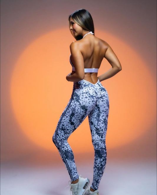 Jumpsuit Azul y Blanco