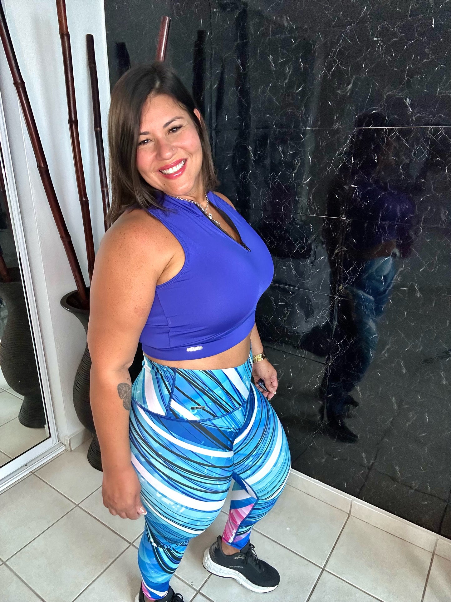 Legging Sublimado Azules