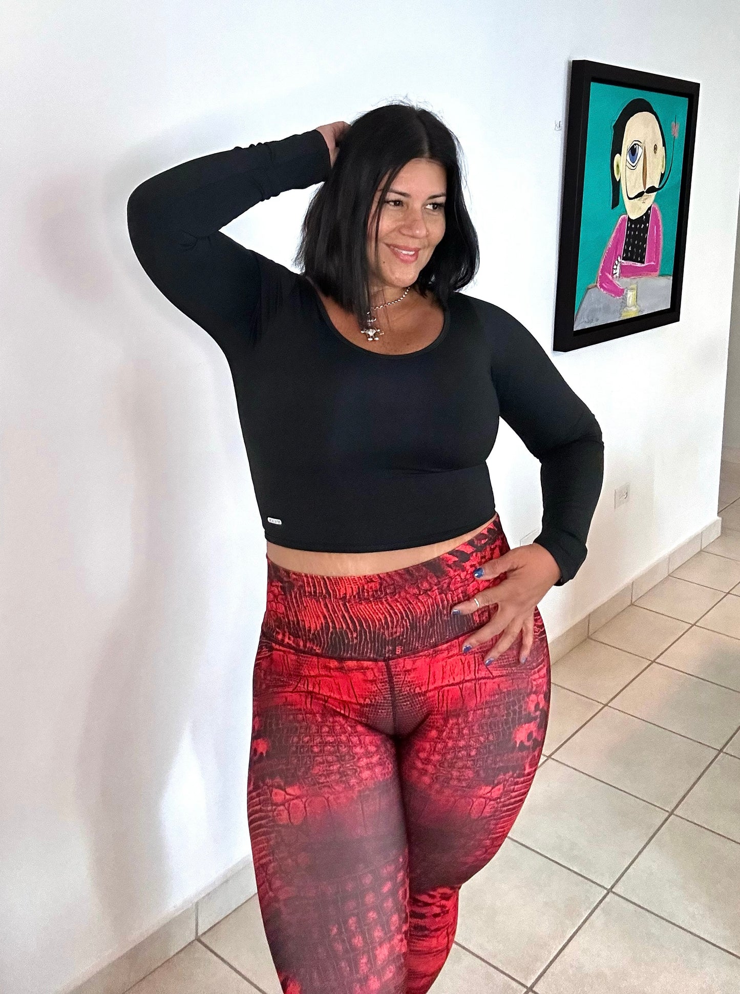 Legging Snake Red ♥️🖤